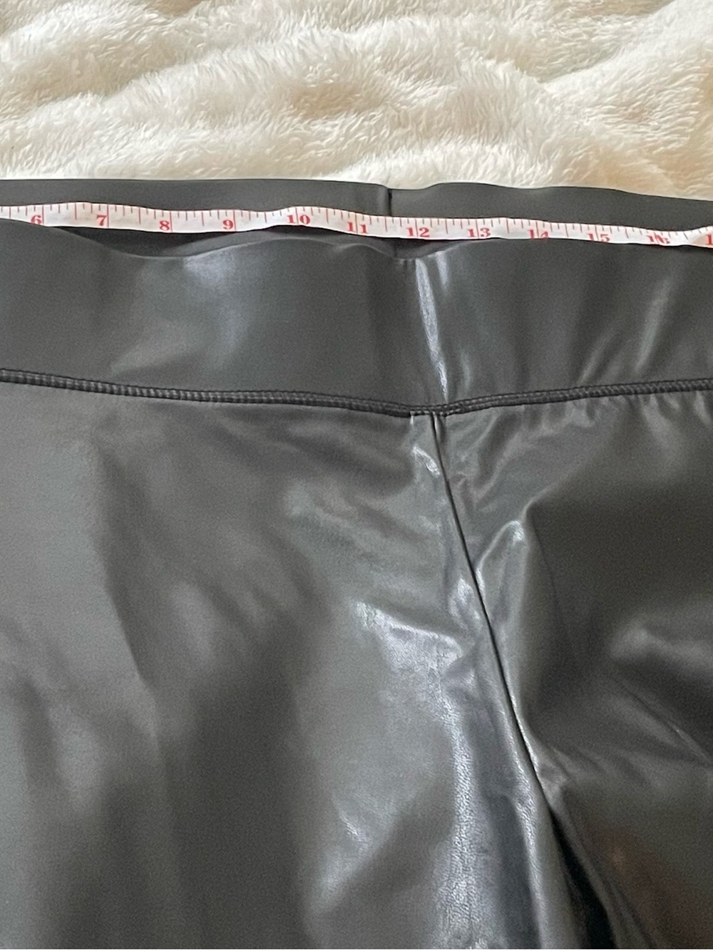NWT INC International Concepts Faux Leather High-Waist Leggings - 26W - Picture 6 of 8